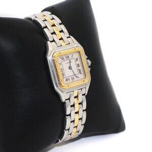 Cartier  Panthere 1120 Two Tone Single Row Watch